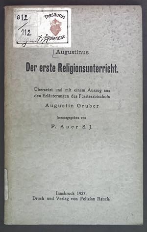 Bild des Verkufers fr Der erste Religionsunterricht. zum Verkauf von books4less (Versandantiquariat Petra Gros GmbH & Co. KG)