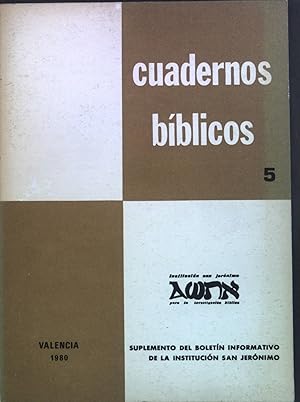 Bild des Verkufers fr Salvacion y Liberacion. Apuntes de Soteriologia del Antiguo Testamento. Cuadernos biblicos 5. zum Verkauf von books4less (Versandantiquariat Petra Gros GmbH & Co. KG)