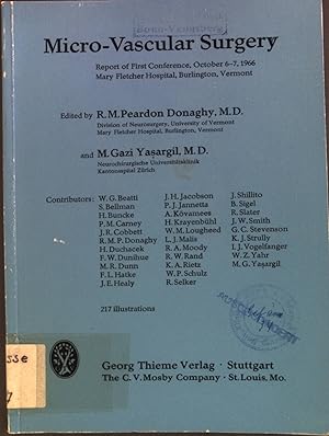 Seller image for Micro-Vascular Surgery. for sale by books4less (Versandantiquariat Petra Gros GmbH & Co. KG)