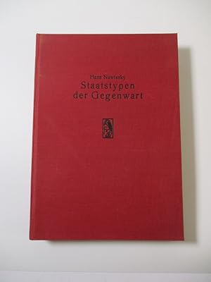 Imagen del vendedor de Staatstypen der Gegenwart. (= Verffentlichungen der Handelshochschule St. Gallen, Heft 9). a la venta por Antiquariat Bookfarm