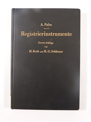 Imagen del vendedor de Registrierinstrumente. a la venta por Antiquariat Bookfarm