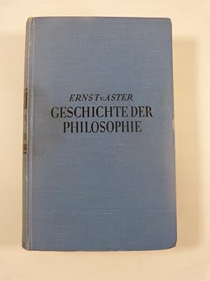 Bild des Verkufers fr Geschichte der Philosophie. zum Verkauf von Antiquariat Bookfarm