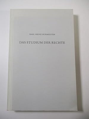 Imagen del vendedor de Das Studium der Rechte im Zeitalter des Humanismus im deutschen Rechtsbereich. a la venta por Antiquariat Bookfarm