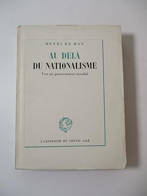 Seller image for Au Del du Nationalisme. for sale by Antiquariat Bookfarm