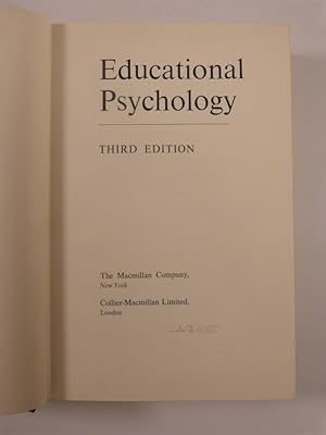 Seller image for Educational Psychology. for sale by Antiquariat Bookfarm