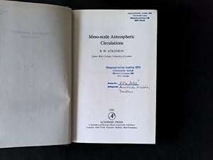 Bild des Verkufers fr Meso-Scale Atmospheric Circulations. zum Verkauf von Antiquariat Bookfarm