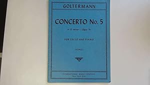 Seller image for Cello Concerto No 5 in D minor Op.76 for Cello and Piano. for sale by Goldstone Rare Books