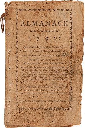 AN ALMANACK FOR THE YEAR OF OUR LORD 1790.By N. Strong, late Professor of Mathematicks, and Natur...