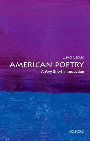 Seller image for American Poetry : A Very Short Introduction for sale by GreatBookPrices