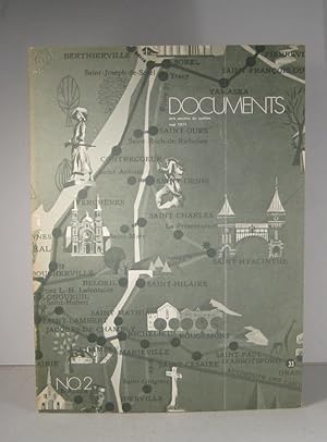Documents No. 2. Arts anciens du Québec, mai 1971 : L'architecture religieuse dans la vallée du R...