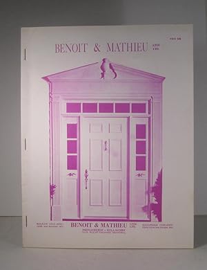 Benoit & Mathieu. Menuiserie. Millwork. Catalogue
