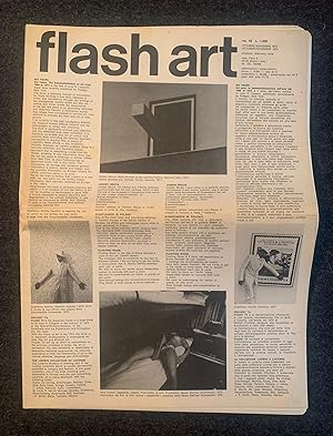 Bild des Verkufers fr Flash Art No. 42. Ottobre/ Novembre, October/ November 1973 zum Verkauf von Stefan Schuelke Fine Books