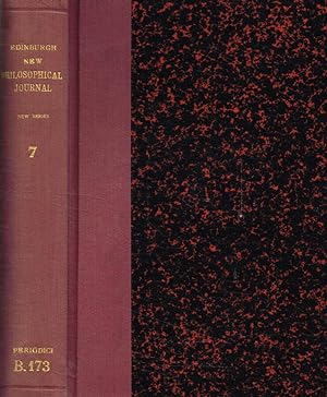 Bild des Verkufers fr Edinburgh new philosophical journal vol VII, 1858, new series zum Verkauf von Biblioteca di Babele