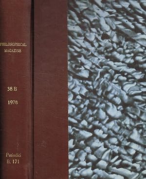 Bild des Verkufers fr Philosophical magazine. Vol.38, sez.B, 1978 zum Verkauf von Biblioteca di Babele