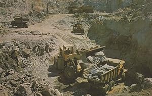Cambell Chibougamou Mines Open Pit Ming Operation Postcard