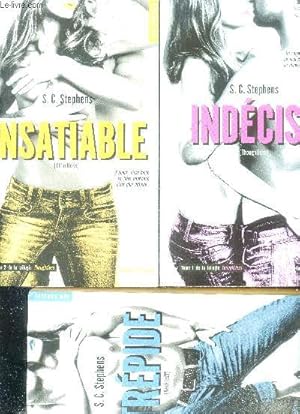 Bild des Verkufers fr Trilogie Thoughtless - 3 volumes : tome 1 Indecise ( thoughtless) + tome 2 insatiable (effortless) + tome 3 intrepide (reckless) zum Verkauf von Le-Livre