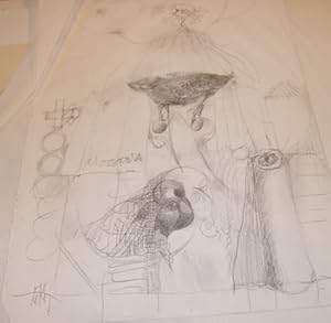 Pencil Drawing for Michael Mitchell's "The Dumplings" project.