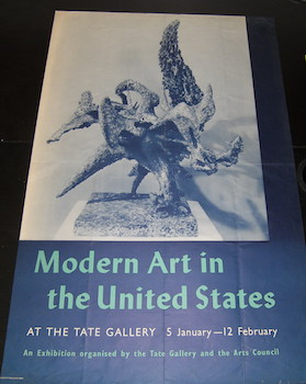 Seller image for Modern Art in the United States. The Tate Gallery, London. January 5-February 12, [circa 1958]. for sale by Wittenborn Art Books