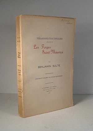 Seller image for Les Forges de Saint-Maurice for sale by Librairie Bonheur d'occasion (LILA / ILAB)