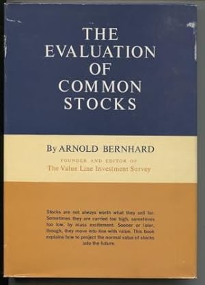 Bild des Verkufers fr The Evaluation of Common Stocks zum Verkauf von E Ridge Fine Books