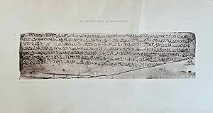 Le papyrus Prisse et ses variantes. Papyrus de la Bibliothèque Nationale (Nos. 183 à 194). Papyru...