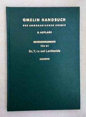 Sc, Y, La und Lanthanide. Geschichtliches. Stellung im Periodensystem. Abtrennung aus den Rohstof...