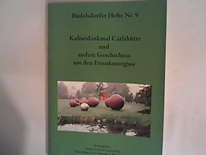 Bild des Verkufers fr Bdelsdorfer Heft Nr.9 - Kulturdenkmal Carlshtte zum Verkauf von ANTIQUARIAT FRDEBUCH Inh.Michael Simon