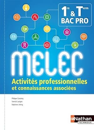 activités professionnelles et connaissances associées ; 1re, terminale, bac pro MELEC ; cahier él...