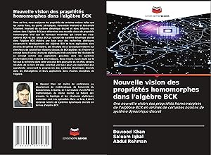 Bild des Verkufers fr Nouvelle vision des proprits homomorphes dans l\ algbre BCK zum Verkauf von moluna