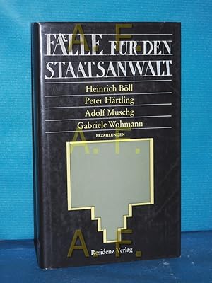 Seller image for Flle fr den Staatsanwalt : 4 Erzhlungen Wohmann Gabriele for sale by Antiquarische Fundgrube e.U.