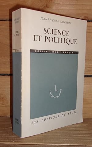 Seller image for SCIENCE ET POLITIQUE for sale by Planet's books