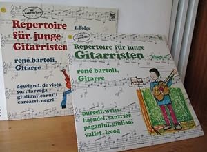 Repertoire für junge Gitarristen. 1. und 2. Folge. dowland. de visée; sor. tarrega; giuliani. car...