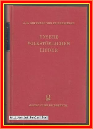 Bild des Verkufers fr Unsere volkstmlichen Lieder. zum Verkauf von Antiquariat Basler Tor