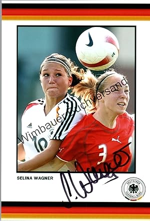 Bild des Verkufers fr Original Autogramm Selina Wagner Fussball /// Autograph signiert signed signee zum Verkauf von Antiquariat im Kaiserviertel | Wimbauer Buchversand