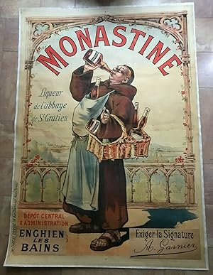 Image du vendeur pour Affiche Lithographie Originale "Monastine" mis en vente par Rossignol