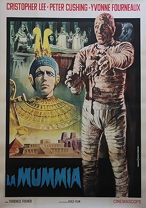 "LA MALÉDICTION DES PHARAONS (THE MUMMY)" Réalisé par Terence FISHER en 1958 avec Peter CUSHING, ...