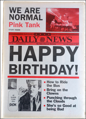 Seller image for Daily News (Happy Birthday) for sale by Specific Object / David Platzker