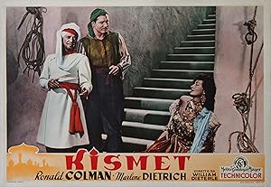 "KISMET" Réalisé par William DIETERLE en 1944 avec Joy PAGE, Ronald COLMAN, James CRAIG / Affiche...