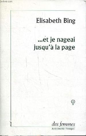 Seller image for Et je nageai jusqu' la page for sale by Le-Livre