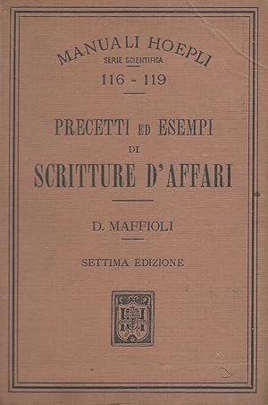 Precetti ed esempi di scritture d'affari