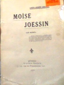 Seller image for Moise Joessin les rudes for sale by LIBRAIRIE ICITTE (LONGUEUIL)