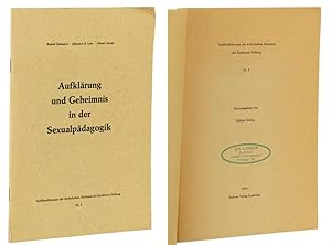 Image du vendeur pour Aufklrung und Geheimnis in der Sexualpdagogik. mis en vente par Antiquariat Lehmann-Dronke