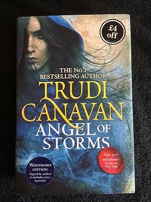 Image du vendeur pour Angel of Storms: Book 2 of Millennium's Rule - Waterstone's Edition signed by Trudi Canavan mis en vente par prelovedbooksandprints