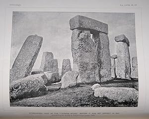 Recent Excavations at Stonehenge; with a note on the nature and origin of the rock fragments foun...