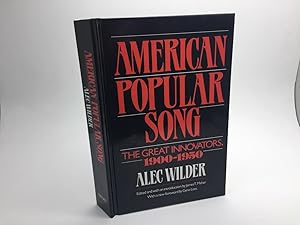 Immagine del venditore per AMERICAN POPULAR SONG: THE GREAT INNOVATORS 1990-1950 venduto da Any Amount of Books