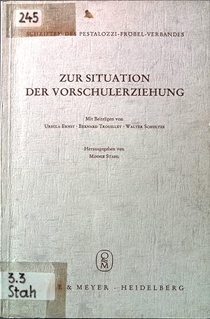 Seller image for Zur Situation der Vorschulerziehung for sale by books4less (Versandantiquariat Petra Gros GmbH & Co. KG)
