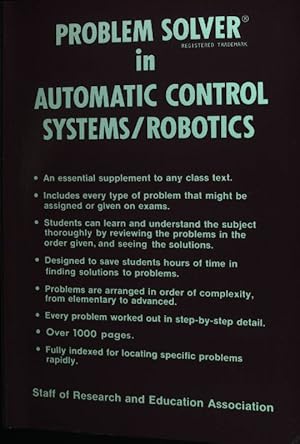 Bild des Verkufers fr Problem Solver in Automatic Control Systems/Robotics. zum Verkauf von books4less (Versandantiquariat Petra Gros GmbH & Co. KG)