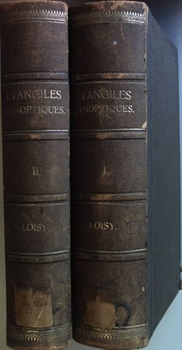 Bild des Verkufers fr Les vangiles Synoptiques (2 vols.cpl./ 2 Bnde KOMPLETT) zum Verkauf von books4less (Versandantiquariat Petra Gros GmbH & Co. KG)