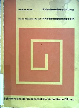 Bild des Verkufers fr Friedensforschung. Anfnge und Ergebnisse: Friedenspdagogik als Problem politischer Bildung. Schriftenreihe der Bundeszentrale fr politische Bildung Heft 88. zum Verkauf von books4less (Versandantiquariat Petra Gros GmbH & Co. KG)