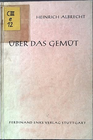 Bild des Verkufers fr ber das Gemt. zum Verkauf von books4less (Versandantiquariat Petra Gros GmbH & Co. KG)